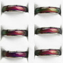20 pieces fashion jewelry adjustable mood rings color change ring - size 6-10