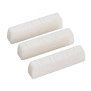 3 pcs 8 String Mandolin Bone Slotted Nuts for Mandolin Parts Accessories