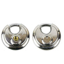 1X Stainless Steel Armor Disc Padlocks Trailer / Self Locks Storage Alike K V8H5
