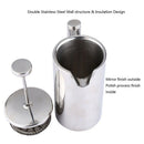 350ML Stainless Steel Insulated Coffee Tea Maker with Filter Double Wall Sa