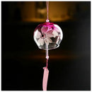 Creative Japanese Handmade Glass Painting and Wind Chimes Door Decoration G L6N7