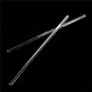 2pcs Lab Use Stir Glass Stirring Rod Laboratory Tool 6*200mm FU