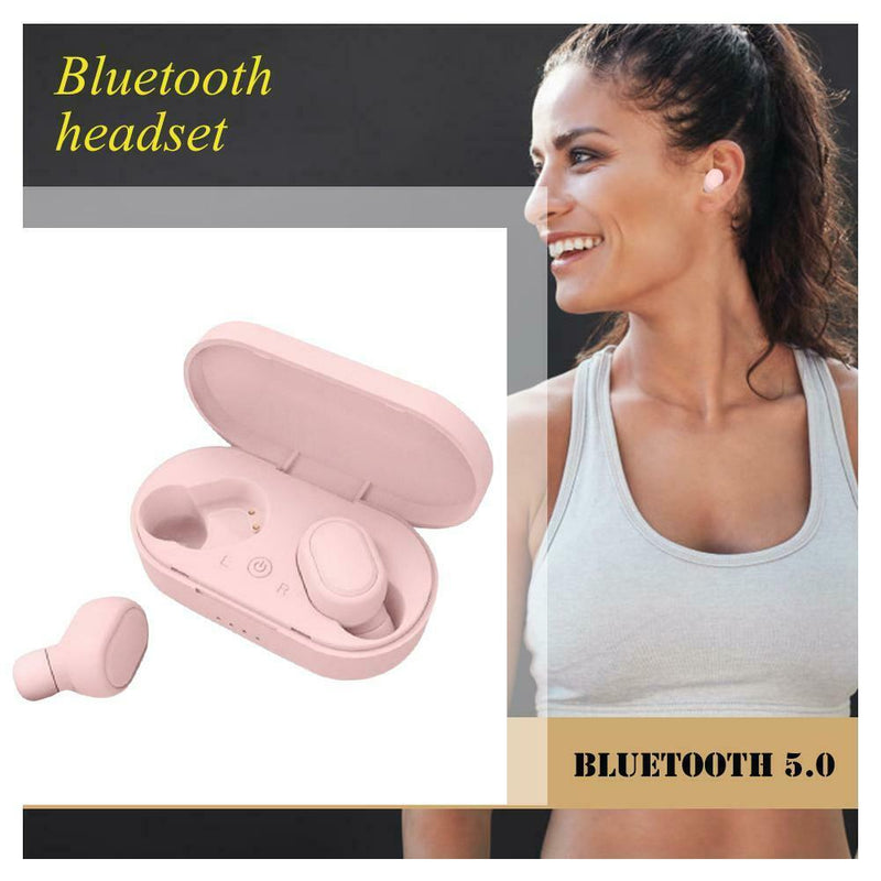 A6S TWS Wireless Bluetooth Earphones Stereo Handsfree Microphone In-Ear Earbuds