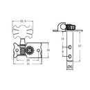 [Set Of 6pcs] 3L3R Tuning Mechanical Anchors For Classic Electric Acoustic