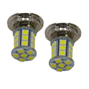 Pair Universal 12V P26 S 6000k LED White Motorcycle Headlight Bulb