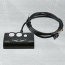 Desktop Computer 2 Power Supply on/off Reset Switch Cable Dual USB 3.5mm ENF