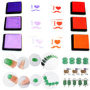 20Pc DIY  Candy Color Finger Print Ink Pad Kids Fashion  for Rubber Stamp LJ