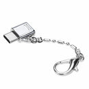13'' Type C to USB 2.0 & USB Adapter OTG Keyring Set for New Macbook Pro