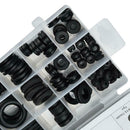 125pcs Black Rubber O-Ring Washer Seals Watertightness Assortment Kit Set