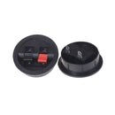2PCS Round Flush Sub Speaker Box Terminals Wire Binding Post Push Subwoofer NMsp