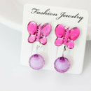 7 Pairs Girls Earrings Box Set Clip-on No Pierced Design Jewelry Kid Accessories