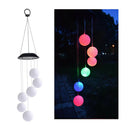 LED Solar Powered Fairy Lights Outdoor Garden Wedding Wind Chime Lights Lamp