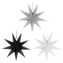 3x Wedding Party Star Hanging Decoration Home Venue Decoration Embellishment