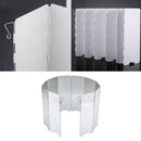 Folding Windshield Plates Outdoor Camping Kitchen BBQ Stove Picnic Wind Screen