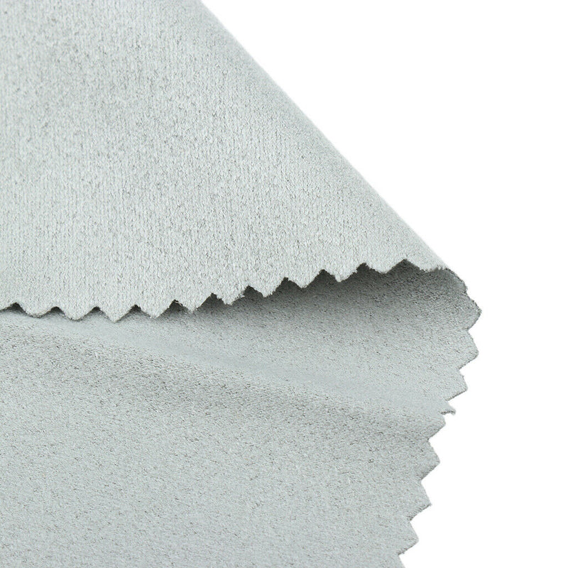 Grey Microfiber Lens Cleaning Cloth for Eye Glasses, Mobile Phone, Camera, PDA