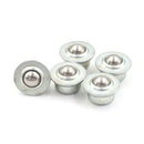 5PCS CY-15H 32mm Ball Metal Transfer Bearing Unit Conveyor Roller Wheels LJ