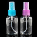 5Pcs Clear 50ml Empty Spray Bottle Travel Transparent Plastic Perfume Atomize TE