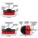 6 Pcs /Set Power Scrubber Brush Drill Brush Clean For Bathroom Surfaces Tub