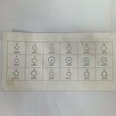 300 Piece C-Clips External Snap Ring Black Washer Hardware Cir Clip Retaini