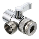 Faucet Valve Diverter Sink Valve Water Tap Faucet Splitter Adapter Home Bat N8X4