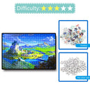 1000pcs DIY Mountain Islands Puzzle Educational Learning Assembling Toys