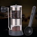 Manual Coffee Grinder Stainless Ceramic Coffee Bean Hand Crank Mill Portable