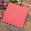 DIY Scrapbook Plastic Flower Embossing Folder Template for Album Card Tool A