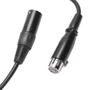 4 pin XLR Male to XLR FEMALE Power Cable Cord 1M for DSLR Camera Photograph X5N6