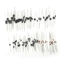 100pcs 8 Values Diode Bag Assortment Kit 1N4007 1N4148 1N5408 FR107 For Ardu OZ