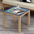 1X(Italian Majolica Tile Lack Table Tops Wall Art Furniture Removable Self-