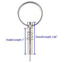 4 Packs Quick Release 25.4 CM Diameter Droop Can and Spring Sunshade Ferrul