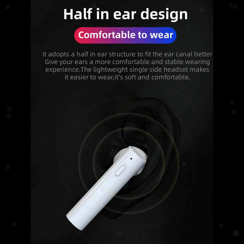 Solar Charging Bluetooth 5.0 Wireless Earbuds, TWS in-Ear Earphones with