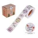 500 Pcs/Roll Round Thank You Stickers Seal Labels  Stickers Labels for PartSEAU