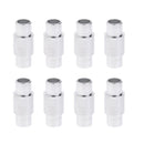 8 Pieces Sturdy Aluminum Inline Skate Roller Skating Wheels Spacers for 8mm