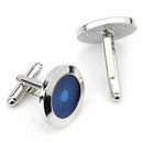 1 Pair Fashion Men's Cufflinks Fashion Round eyes Shirt Cufflinks Cuff Link