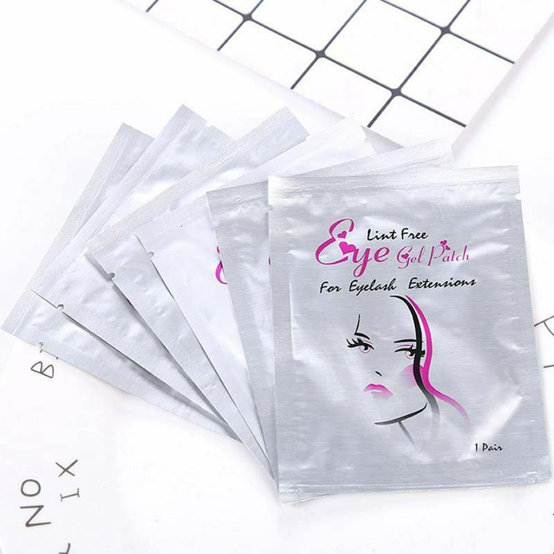 50 Pairs Eyelash Extension Under Gel Eye Pads Non-woven Patches Make-Up U7Q3