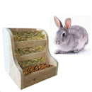 2In1 Pet Feeder Rabbits Guinea Pig ChinchillaBest H3D6 G3I4 wooden Disp Fra E3V5