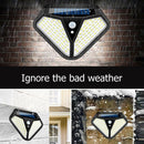 Solar LED Sensor Wall Light Garden Yard Pathway Security Lamp (102 LED)