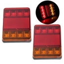 Waterproof 8 LED Trailer Light Rear Tail Lamp 12V DC Car Truck Boat Caravan C8