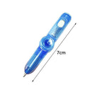 Spinner pen light fingertip ballpoint pen stress relief school gift station K5T3