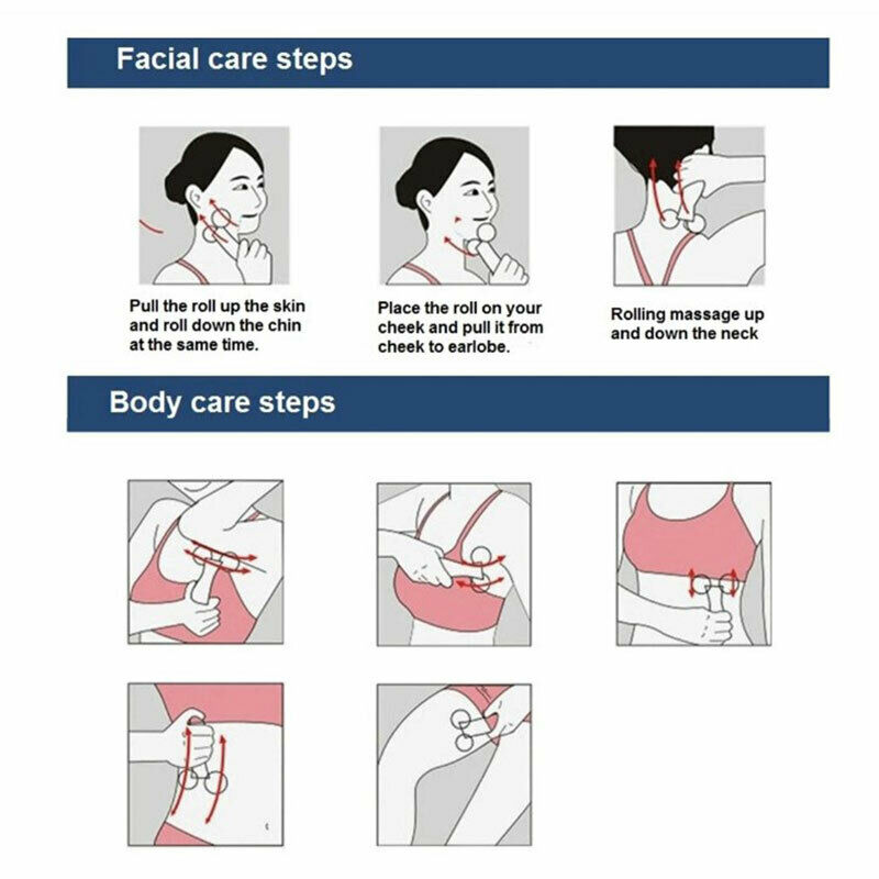 Face Lift Y Shape Roller Massager Face Instrument Skin Health Care Tool WomSEAU