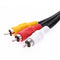 0.3 m RCA Durable Audio Video AV Cable Copper 3RCA L+R+V Usefulness VLQ
