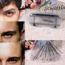 10pcs Men Eyebrow Card Drawing Guide Shaping Makeup Stencil Kit