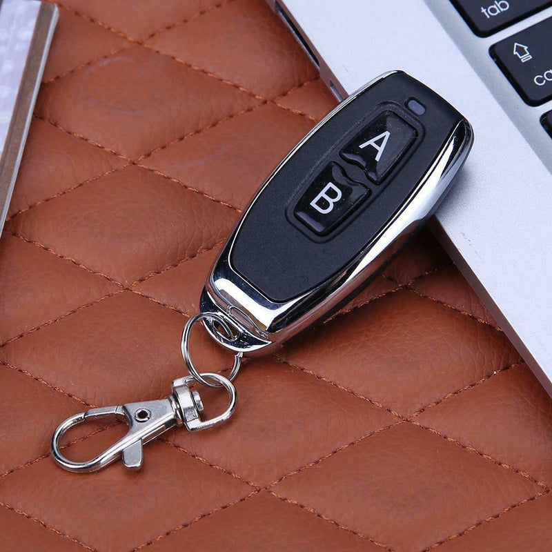 30-50m 433MHZ 24V 2 Relay Wireless Remote Control Switch+2pcs Two Keys RC ABS