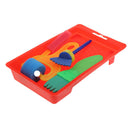 5x Sponge Roller Brush, Paint Palette Tray, Children Graffiti Painting Tool