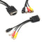 Video Cable Laptop PC HDTV Connector VGA Male to S-Video 3 RCA Jack Converter %o