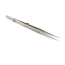 Adjustable Anti-static Stainless Steel Straight Tip Jewelry Tweezer Slide Lock~Z