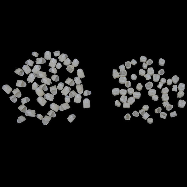 2 Packs Dental Temporary Crown Material For Anterior + Molar Teeth Veneers Ew