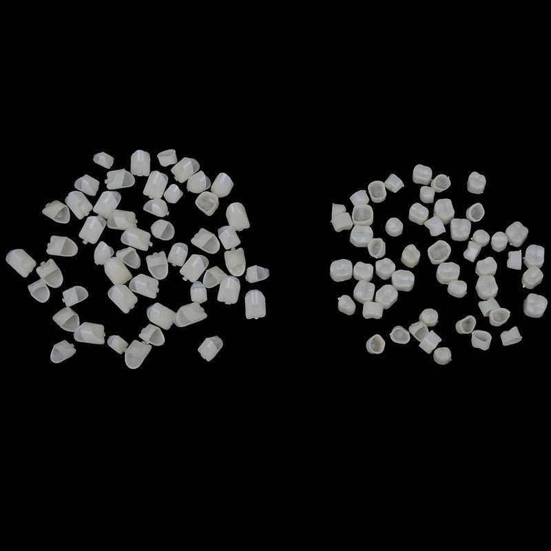 2 Packs Dental Temporary Crown Material For Anterior + Molar Teeth Veneers Ew