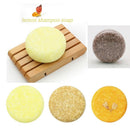 4pcs Organic Natural Hair Nourishing Solid Shampoo Soap Bar